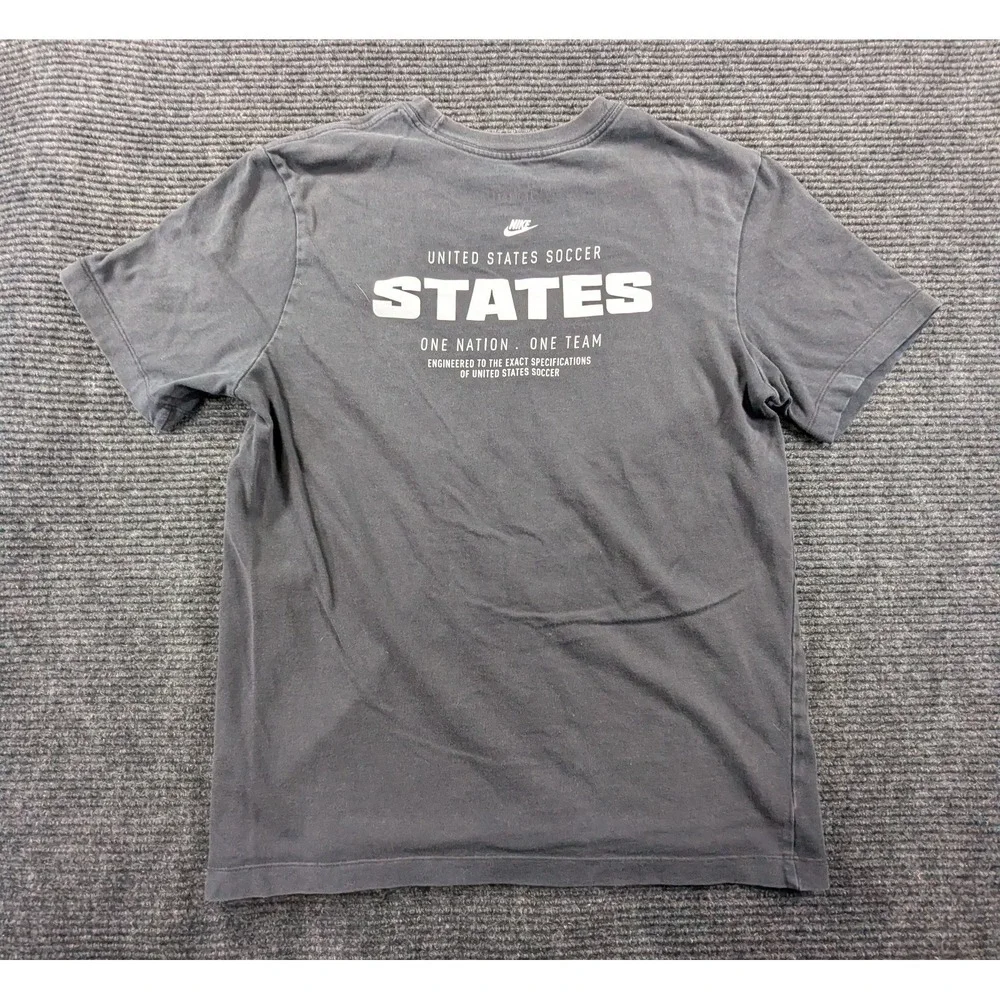 Nike T Shirt‎ Mens Black M Cotton USA National Soccer Team One Nation One Team